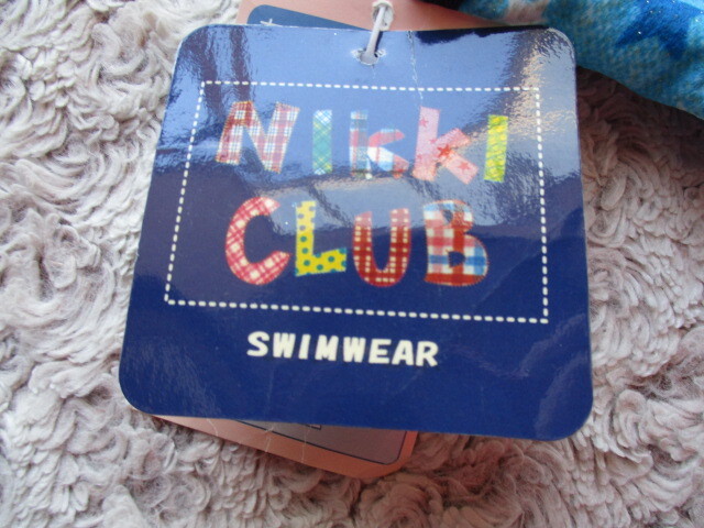 SOTO★3071●新品●Nikki CLUB●星柄が可愛い●3点セットの水着●140●ブルー系_画像8