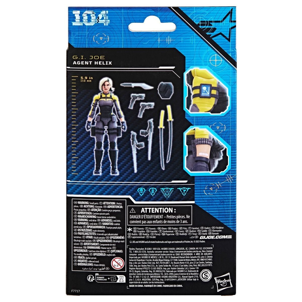 G.I. Joe Classified Series Agent Helix(104) 6-Inch Action Figure_画像2