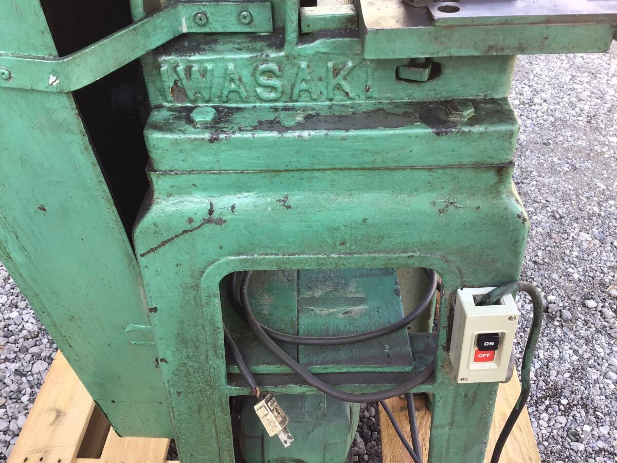  stamp machine IWASAKI metal plate industry machine made. ( operation verification ending ) engraving tool 