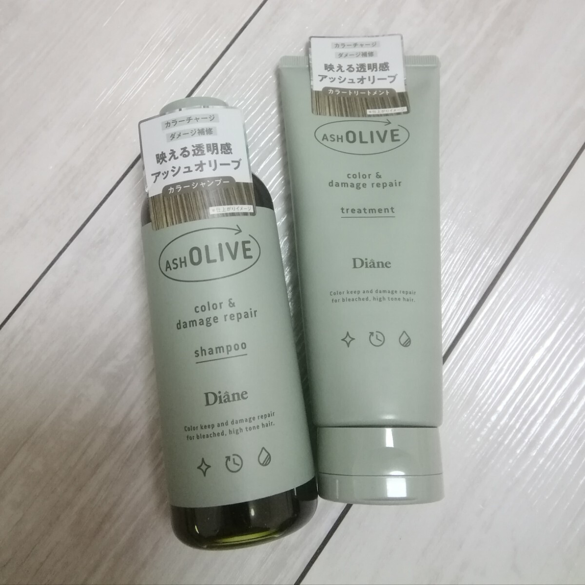 新品 Diane color&damage repair shampoo&treatment (送料込)_画像2