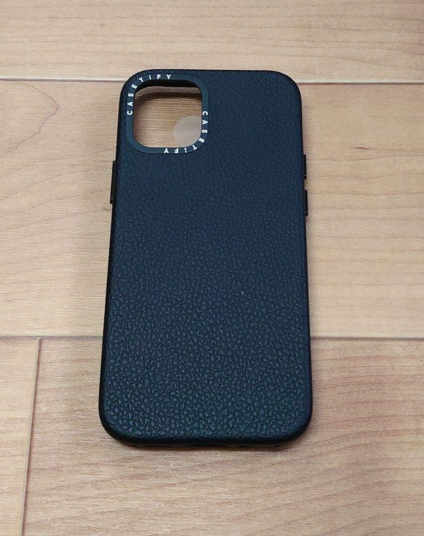 CASETiFY レザーケース ハードケース iPhone12Mini ブラック CASETiFY レザーケース ハードケース iPhone12Mini ブラック