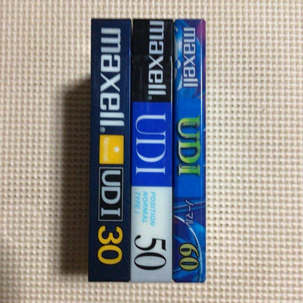 maxell UDⅠ 30.50.60 ノーマルポジション カセットテープ【未開封新品】■■_画像2