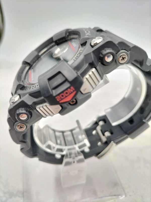 C63 1円～ 稼働品 カシオ CASIO G-SHOCK G-ショック GWF-1000 フロッグマン タフソーラー 腕時計 ブラック 黒 メンズ ラバーベルト_画像4