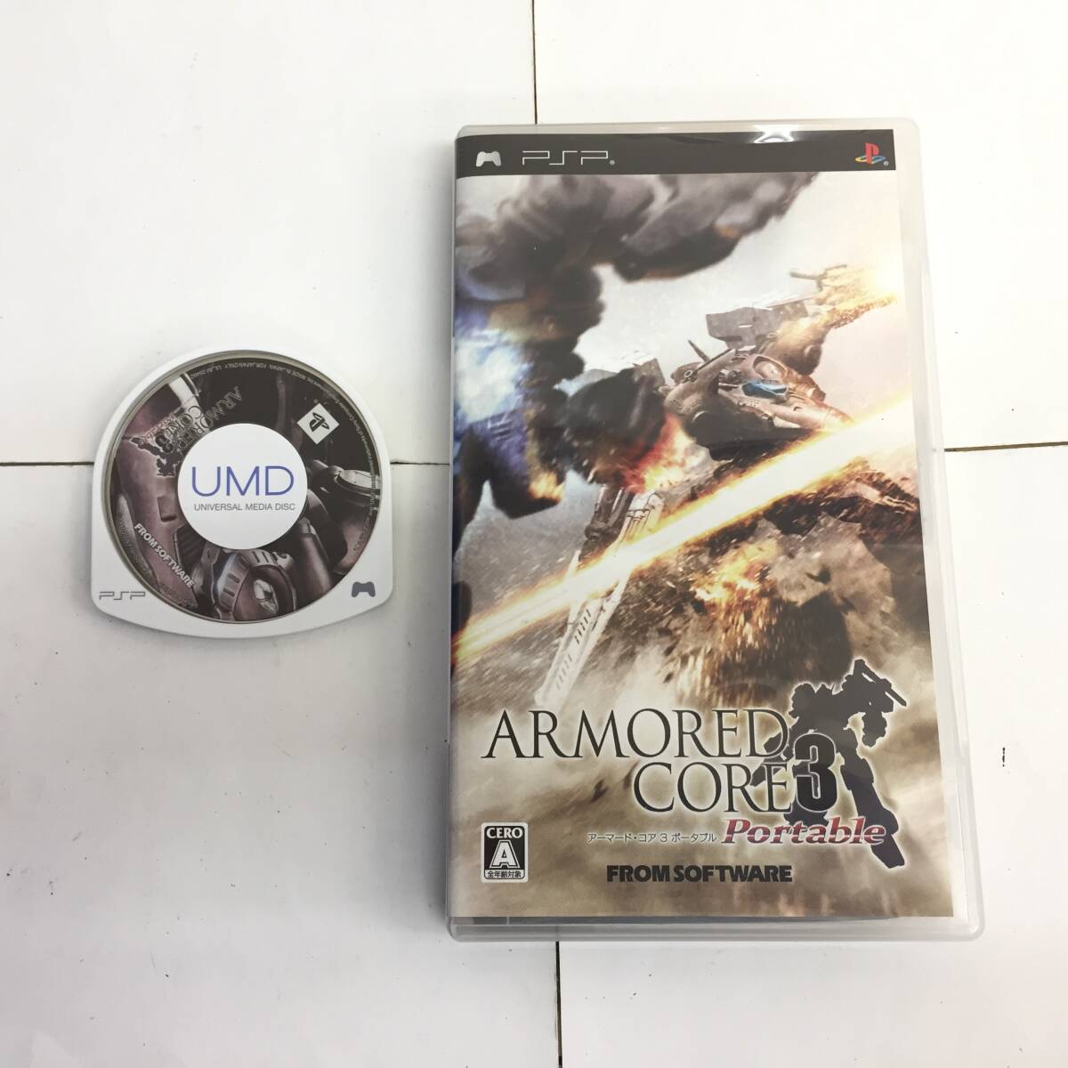 『ソフト』PSP『ARMORED CORE 3 PORTABLE』アーマードコア3 フロムソフトウェア playstation portable：プレイステーションポータブル_画像1