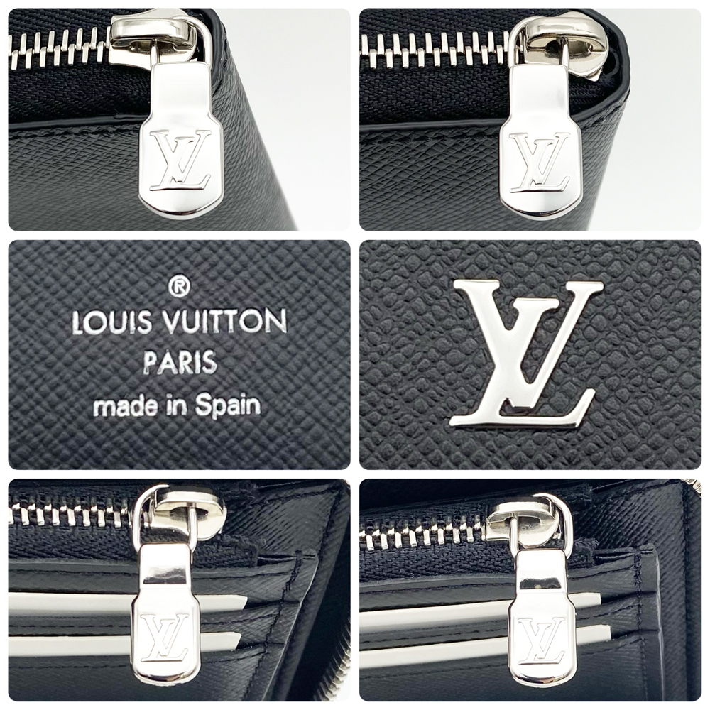 【最高峰品】ルイヴィトン LOUIS VUITTON タイガ ジッピーウォレット・ヴェルティカル ノワール M30317 RFID ICチップ 送料無料 送料込み_画像8