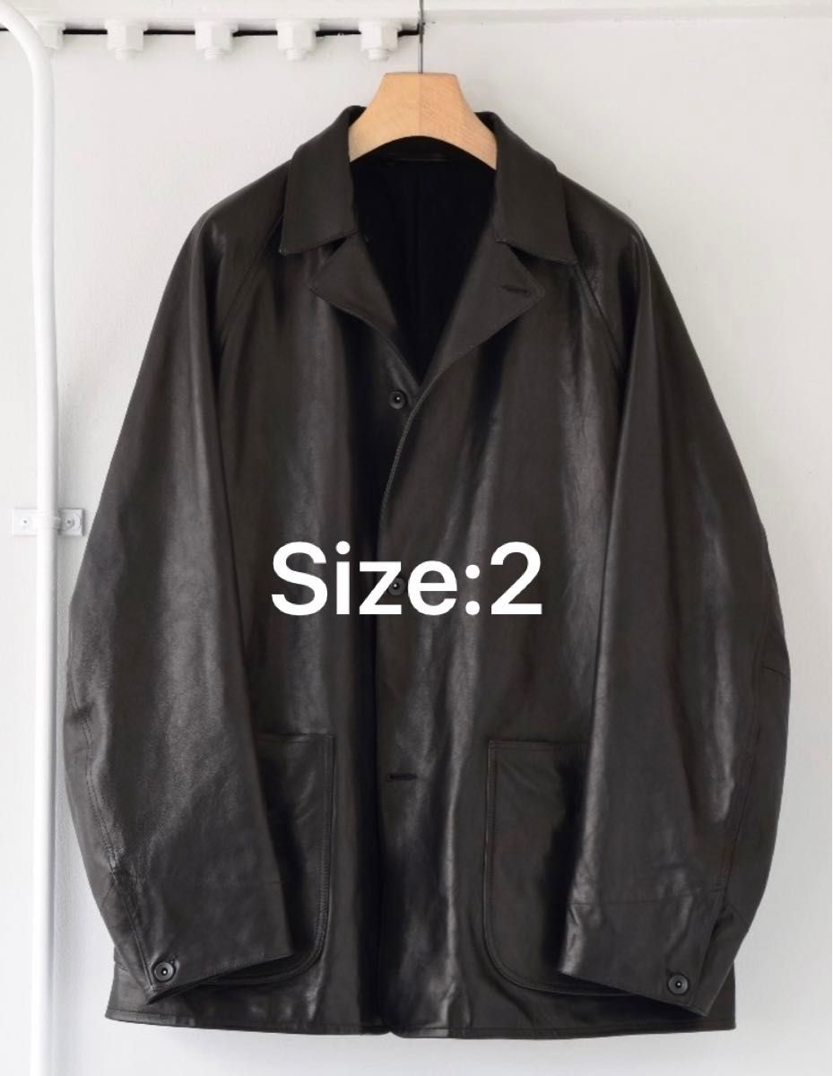 新品未使用 24ss COMOLI レザーワークジャケット 2|Yahoo 新品未使用 24ss COMOLI レザーワークジャケット 2|Yahoo