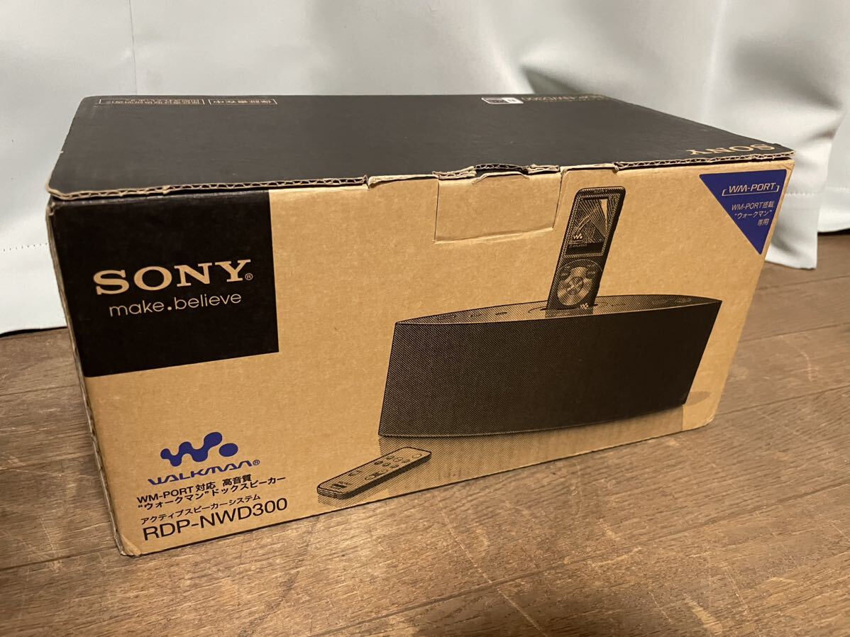 展示品★極美品★SONY★ソニー★RDP-NWD300★ウォークマン用ドックスピーカー★ブラック★アクティブスピーカー★リモコン付き★完動品★の画像1