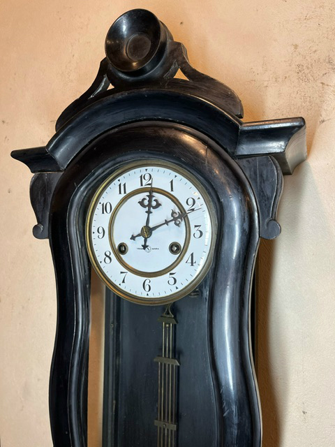 精工舎 ひさご バイオリン型 座敷時計 柱時計 古時計 の画像7