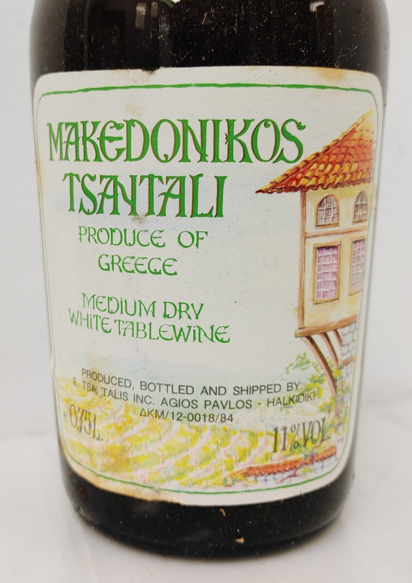 古酒　未開栓　MAKEDONIKOS TSANTALI ワイン　750ml 11%_画像2