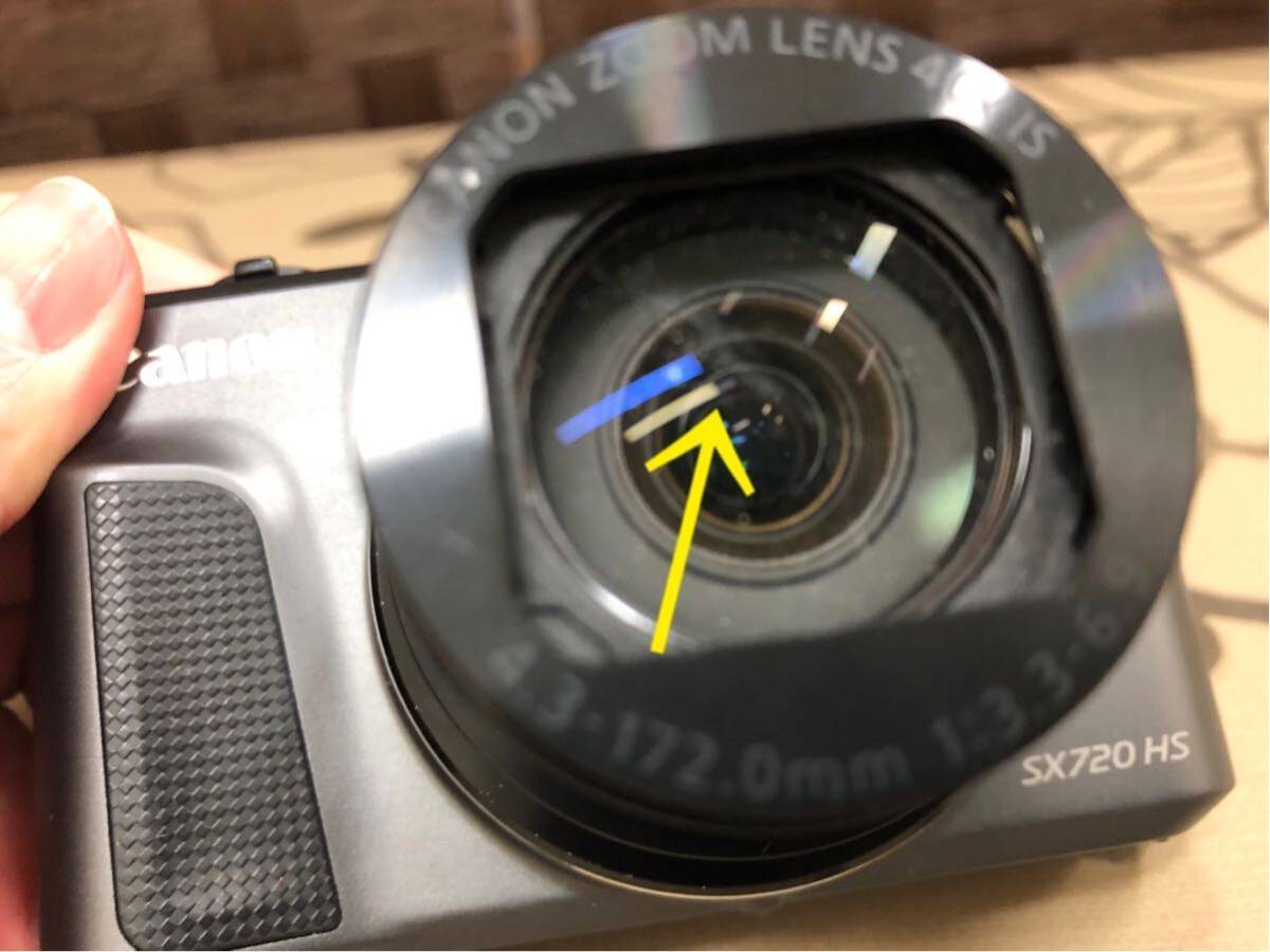 【箱付き】Canon SH720 HS コンパクトデジタルカメラ キャノン キヤノン PowerShot ブラック デジカメ Power _レンズ部分傷あり