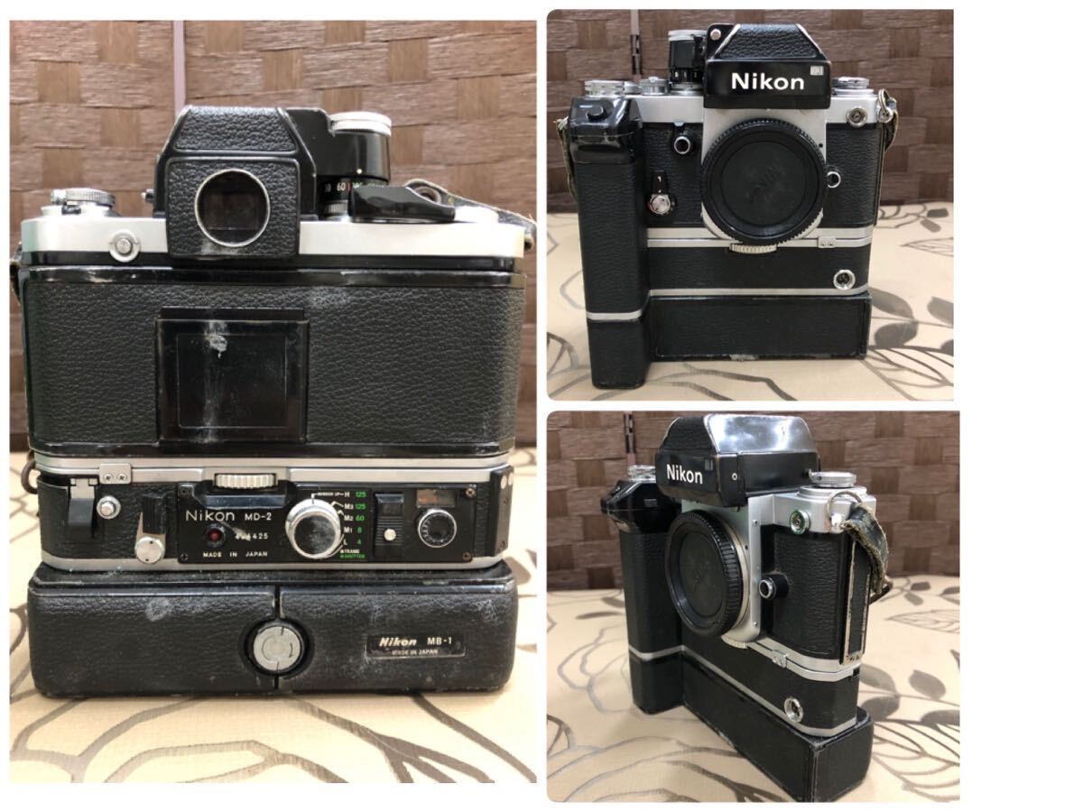 Nikon F2/MD-2/MD-1フィルムカメラ ニコン 一眼レフカメラ 一眼レフ ブラック の画像2