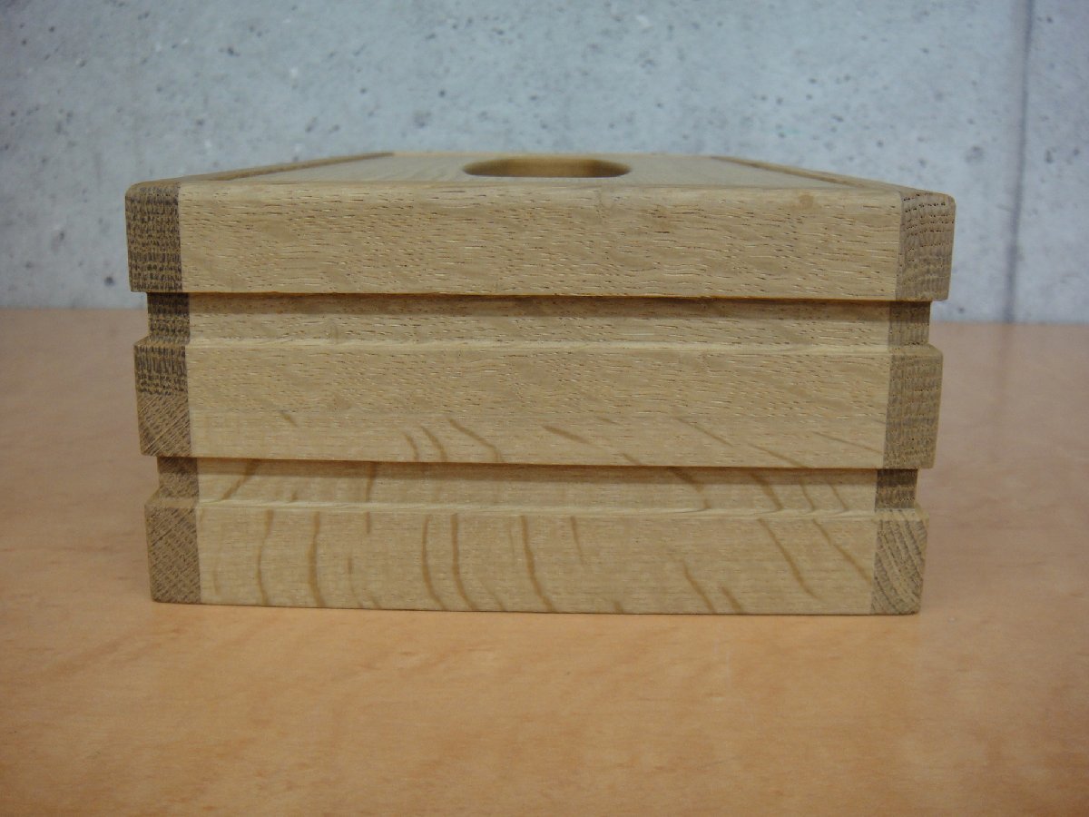 KA01 カリモク ティッシュケース 木製 ウッド ティッシュボックス ティッシュカバー karimoku 1円～_画像4