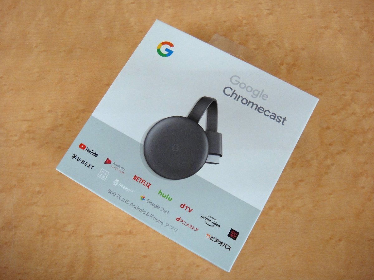 63507K Google Chromecast 第3世代 GA00439-JP チャコール グーグル