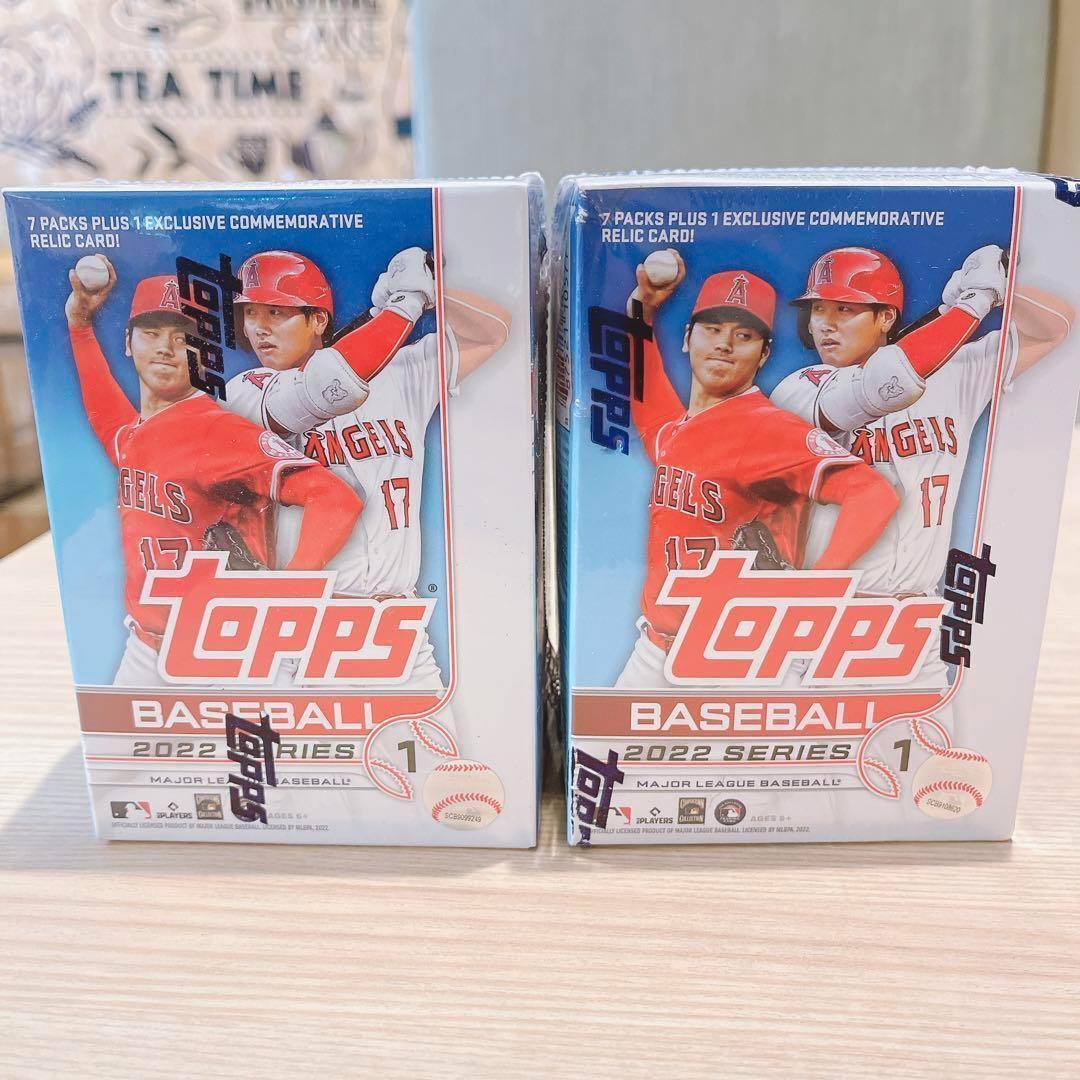 ★大谷翔平★MLB Topps 2022 Series 1Blaster Box 2箱トラウト、ジャッジ、ダルビッシュなどスター選手の画像8