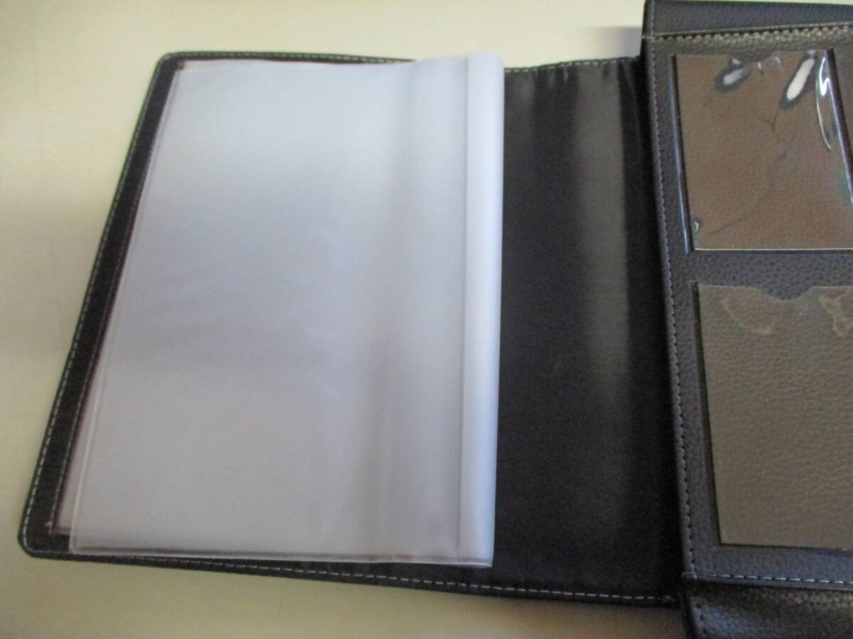 *C3155[ superior article ] Mazda original owner manual manual vehicle inspection certificate case cover leather case black CX-30 CX-5 CX-8 etc. postage nationwide equal 520 jpy ②