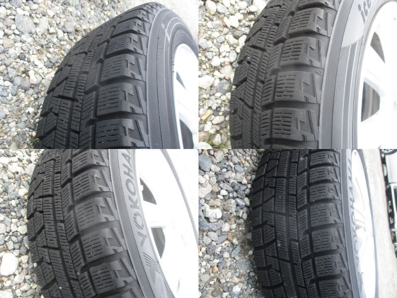 #N-580(880565) Weds JYOKER アルミホイール 4穴 PCD100 スタッドレスタイヤ付き 4本set MICHELIN X-ICE3＋ 225/45R17_画像2