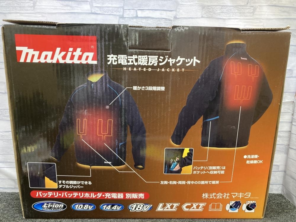 013♪未使用品♪マキタ makita 充電式暖房ジャケット サイズLL CJ205DZ ※未使用開封品　本体のみ_画像3