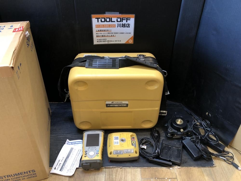 001♪おすすめ商品♪TOPCON トプコン 2周波GNSS受信機 Hiper SR/FC-250 通電のみ確認 実働未確認の画像1