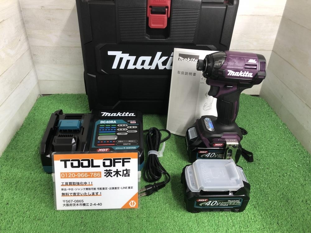 015●未使用品・即決価格●makita　マキタ 充電式インパクトドライバ TD002GDXAP