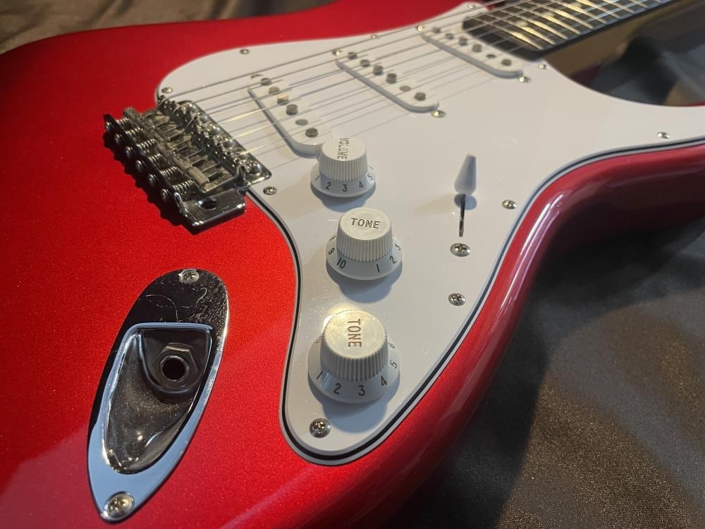 014〇おすすめ商品〇CoolZ stratocaster ZST-10R 3S-PU cherry red ソフトケース付属 フジゲン製 ストラトキャスター クールジーの画像5