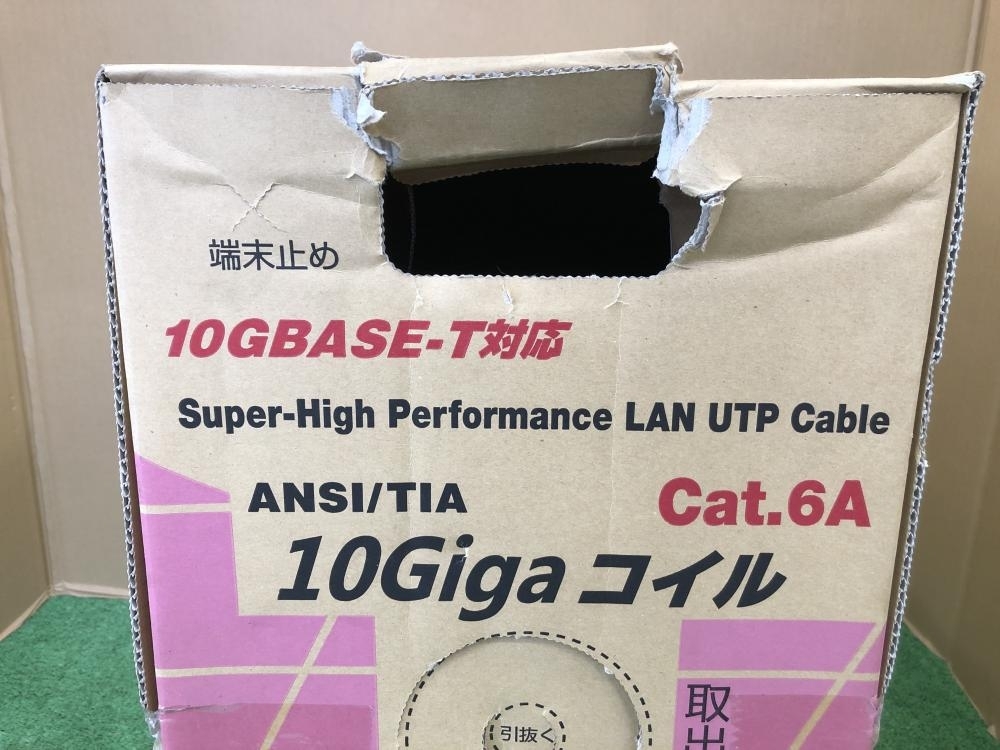 005▽未使用品▽富士電線 10Gigaコイル UTPケーブル Cat6A_画像2