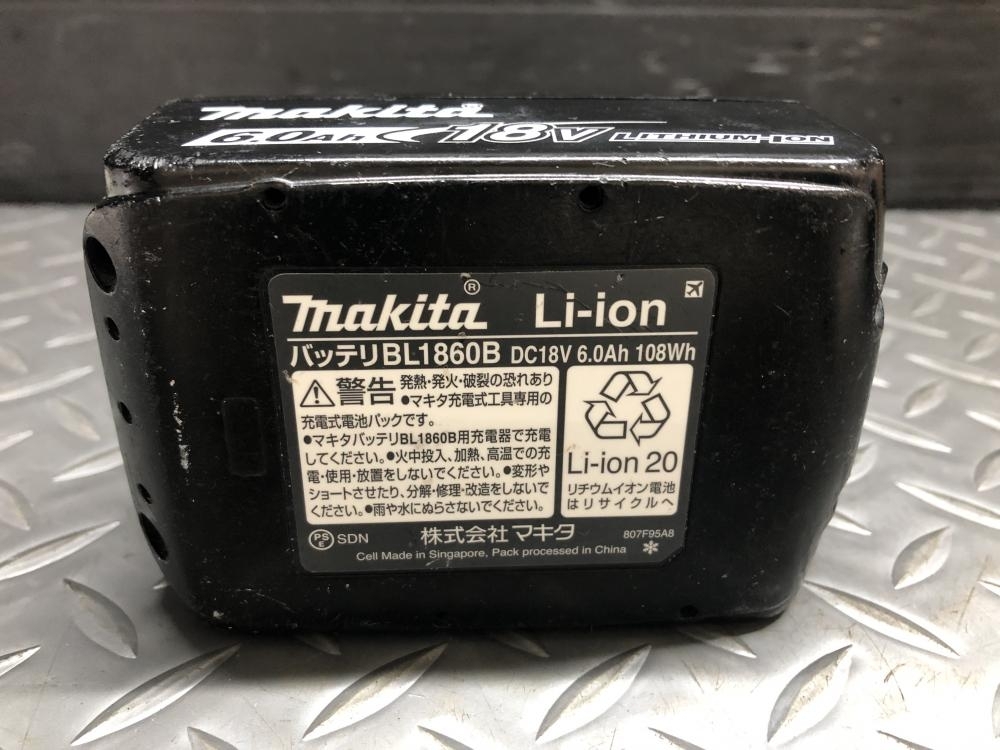 014〇おすすめ商品〇マキタ makita バッテリー BL1860B 18V 6.0Ah 充電回数16回 過放電0% 過負荷0%_画像7
