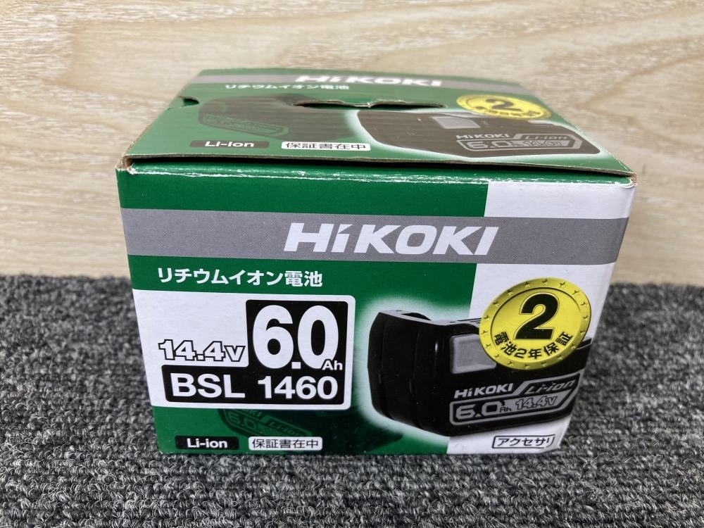 011◎未使用品・即決価格◎ハイコーキ HiKOKI 14.4V6.0Ah純正バッテリー BSL1460_画像7