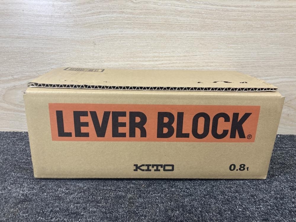 011◎未使用品・即決価格◎KITO キトー 0.8ton レバーブロック LB008 1.5ｍ_画像2