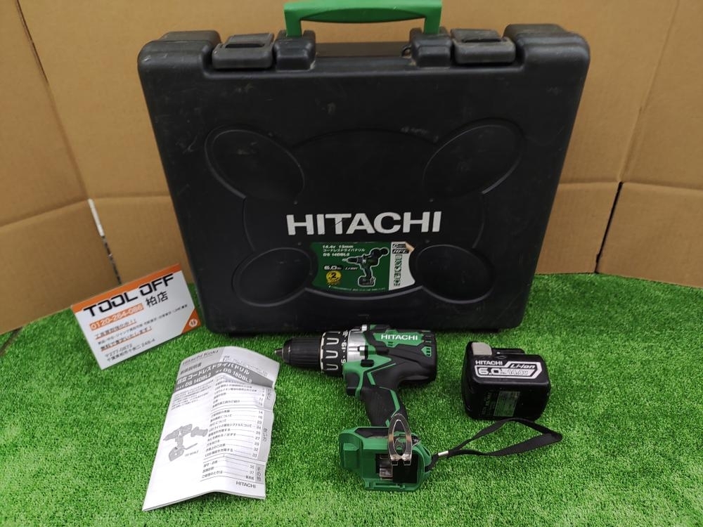 010■おすすめ商品■日立工機 HITACHI 13mmコードレスドライバドリル DS14DBL2 バッテリ×1_画像1