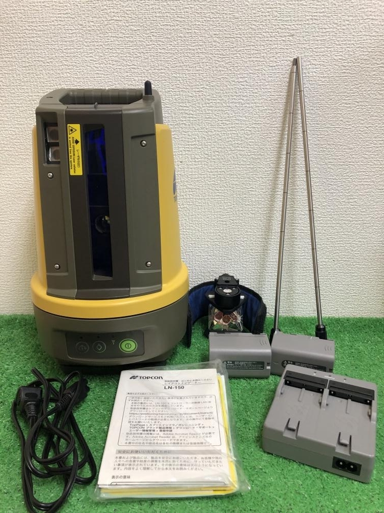 005▽おすすめ商品▽TOPCON トプコン トータルステーション 杭ナビ バッテリー3個 LN-150 美品 端末付属の画像1