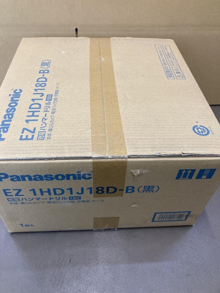 007◇未使用品◇Panasonic 充電式ハンマードリル EZ1HD1J18D-B(黒)_画像1