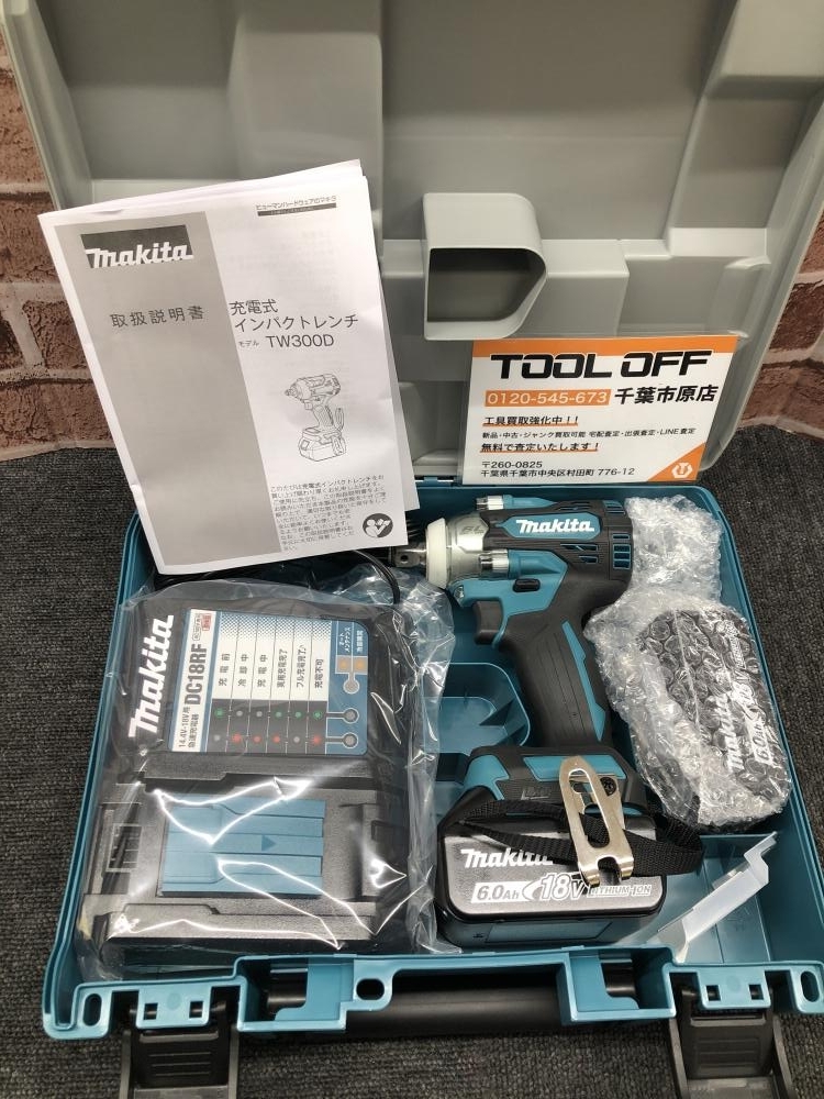 017◇未使用品◇マキタ makita 充電式インパクトレンチ TW300DRGX