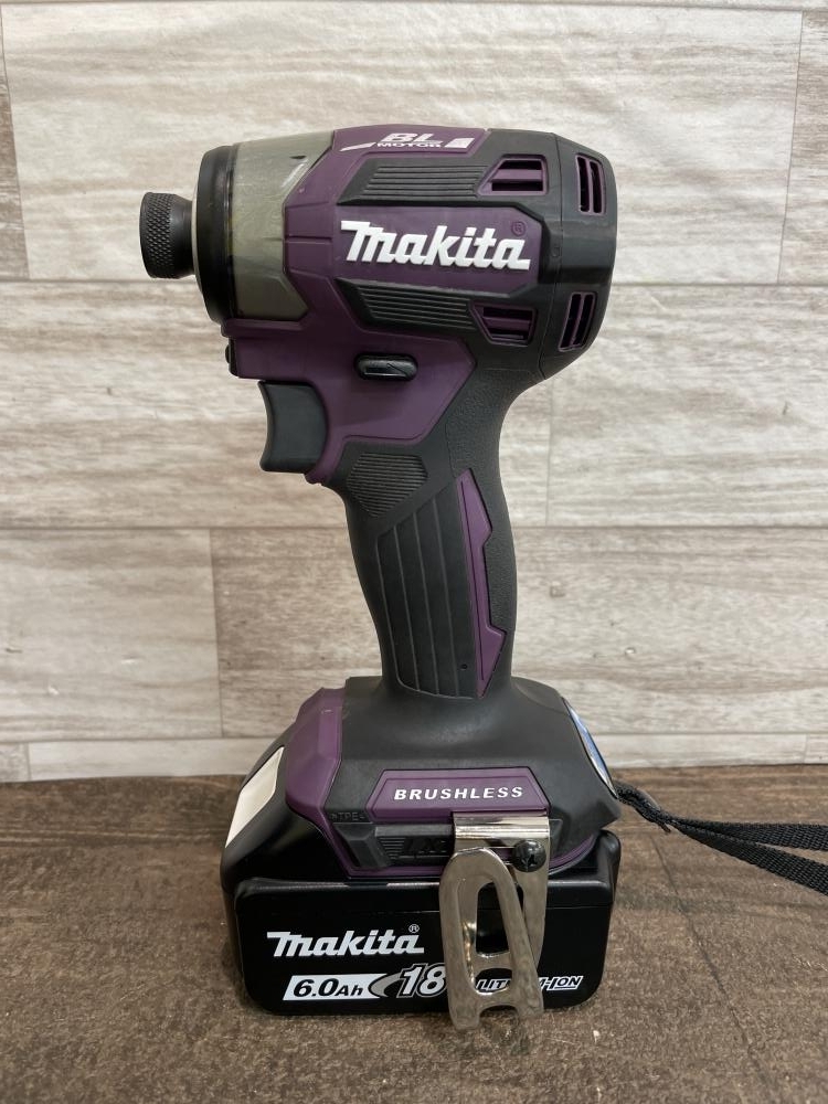 009▼おすすめ商品▼マキタ makita 充電式インパクトドライバ TD173D バッテリー1個+充電器 動作OK 美品_画像2