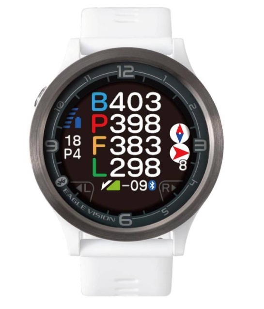 イーグルビジョン ACE-PRO- エース プロ GPSゴルフナビ 腕時計型 EV-337 ホワイト_画像1