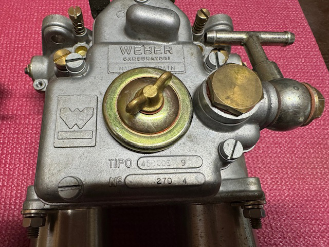 【新品】WEBER　ウェーバー　セット　キャブレター　45φ　DCOE9　（未対策）_画像3