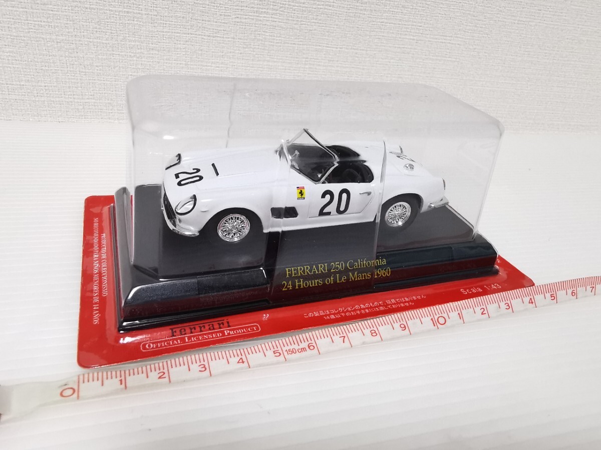 送料300円〜★未開封★ アシェット 公式フェラーリF1コレクション Ferrari 250 California 24h Le Mans 1960 1/43スケールの画像6