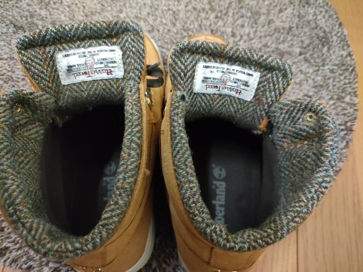 Timberland ティンバーランド ハリスツイード コラボスニーカー 10Wサイズの画像7