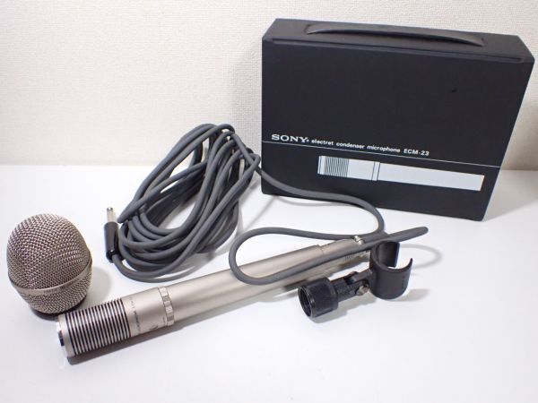 .G161/8J self *SONY Sony ECM-23 elect let condenser microphone ro ho n Vintage electret condenser microphone*