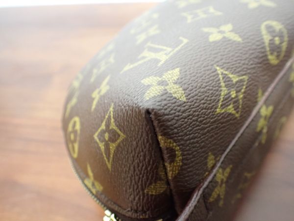 豊G416/8J◆LOUIS VUITTON ルイ ヴィトン モノグラム トゥルース ドゥミロンド 化粧ポーチ コスメポーチ 小物入れ◆_画像10