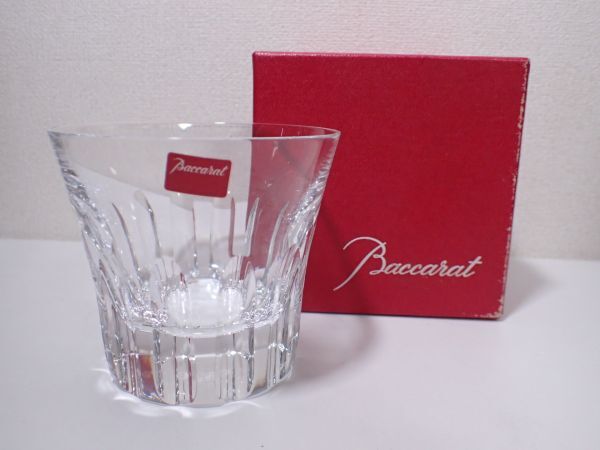 豊G442/6J自☆良品 バカラ Baccarat エトナ Etna ロックグラス タンブラー クリスタル グラス 1客 箱付☆_画像1