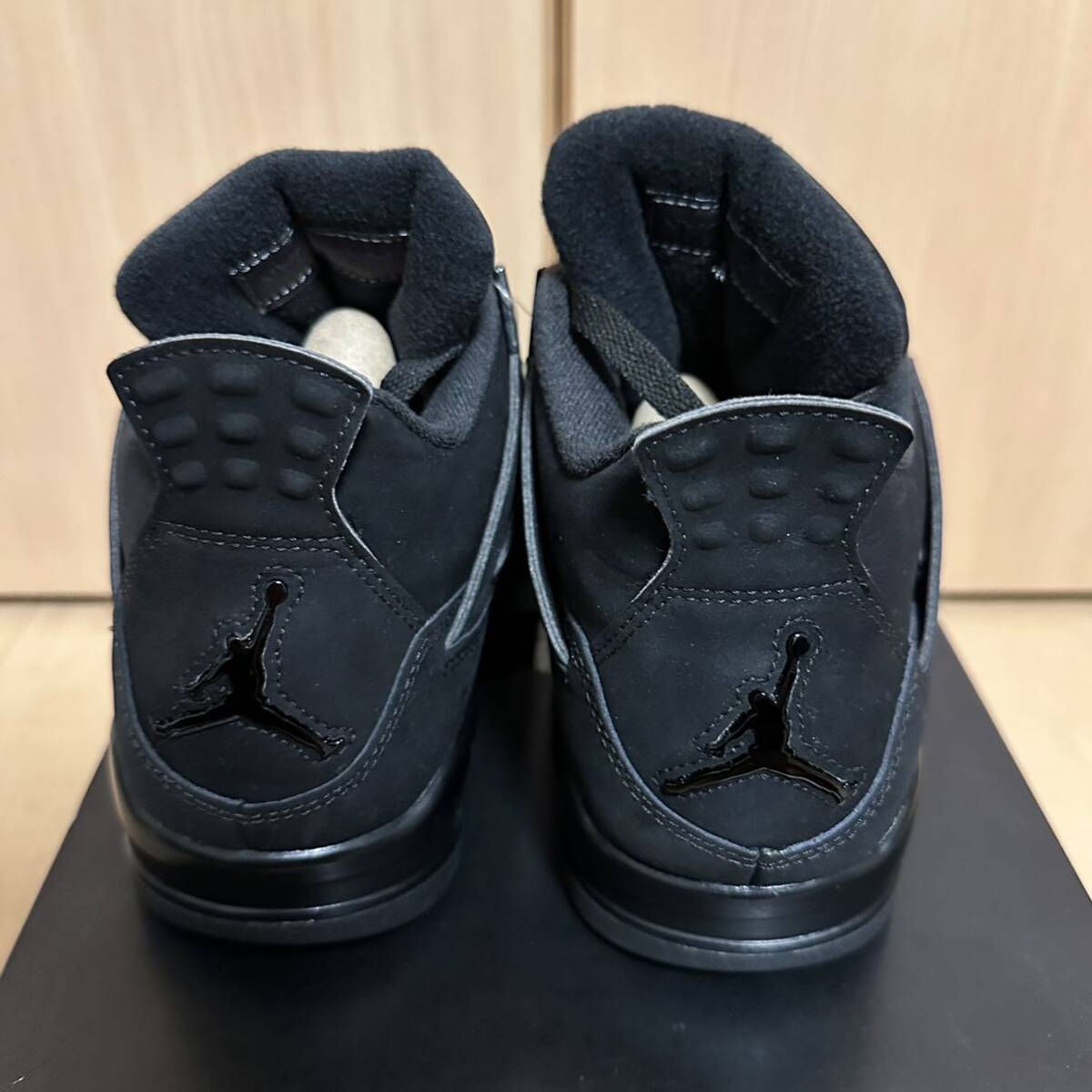 1円スタート Nike Air Jordan 4 black cat US8 26cm ナイキ エアマックス ジョーダン ブラックキャット 1 5 10 4 7_画像4