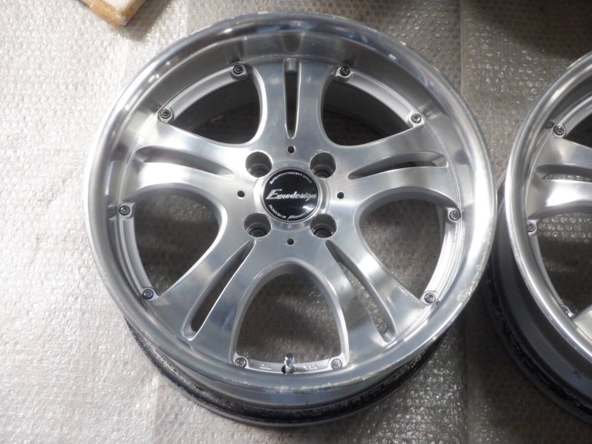 MANARAY EURODESIGN マナレイ ユーロデザイン 16x7J(ET35)PCD100-4穴 深リム系 カップ フィット/40(20)【6-5665】宅配不可(福通営業所止)_画像4