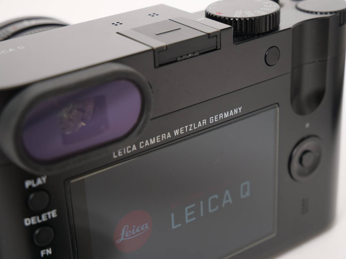[美品+] LEICA Q(Typ.116) ライカ Q タイプ116 フルサイズセンサー&ズミルックス f1.7/28mm ASPH.コンパクトデジカメ+電池+ケース中古_画像8