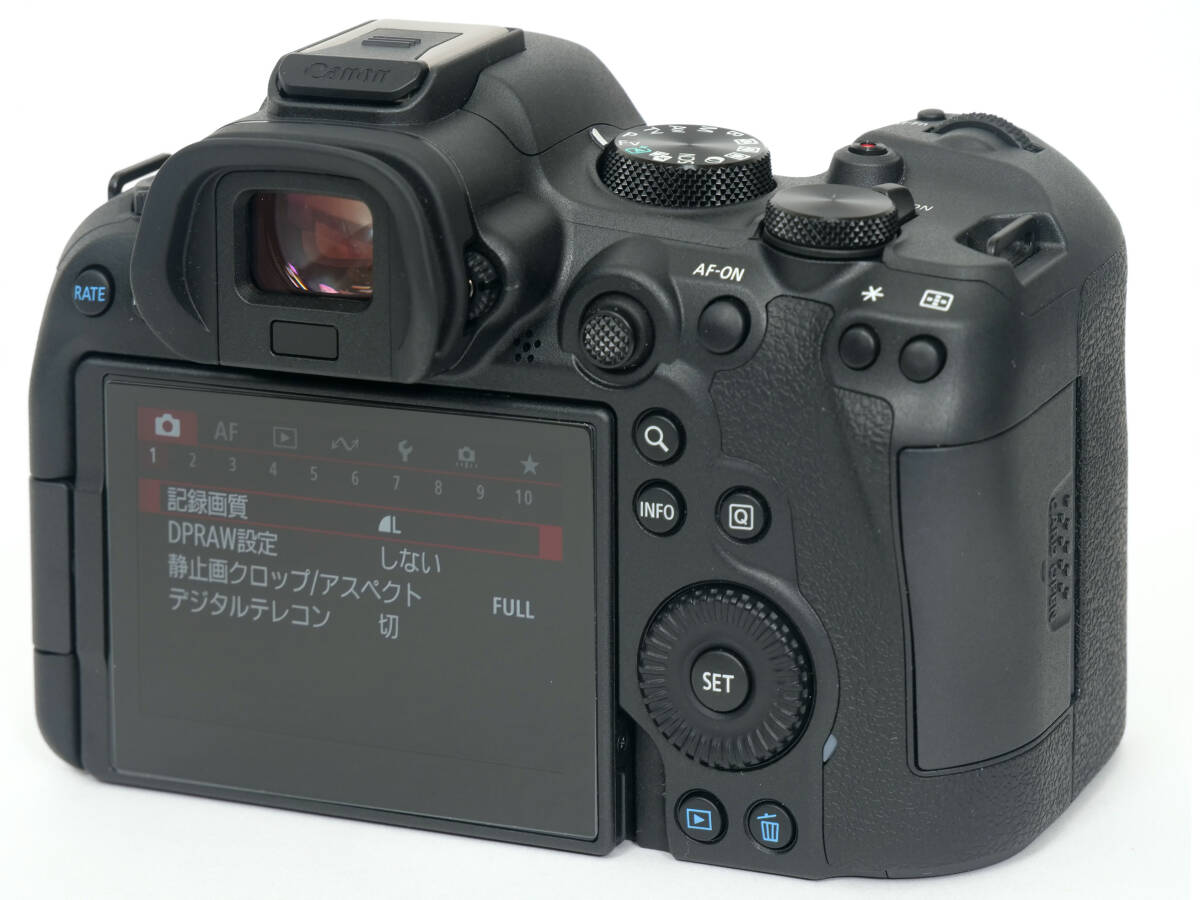 [新品同様] Canon EOS R6 MarkII Body キヤノン イオスR6 マーク2 フルサイズサイズセンサーデジタルミラーレス一眼 ボディー中古_画像3