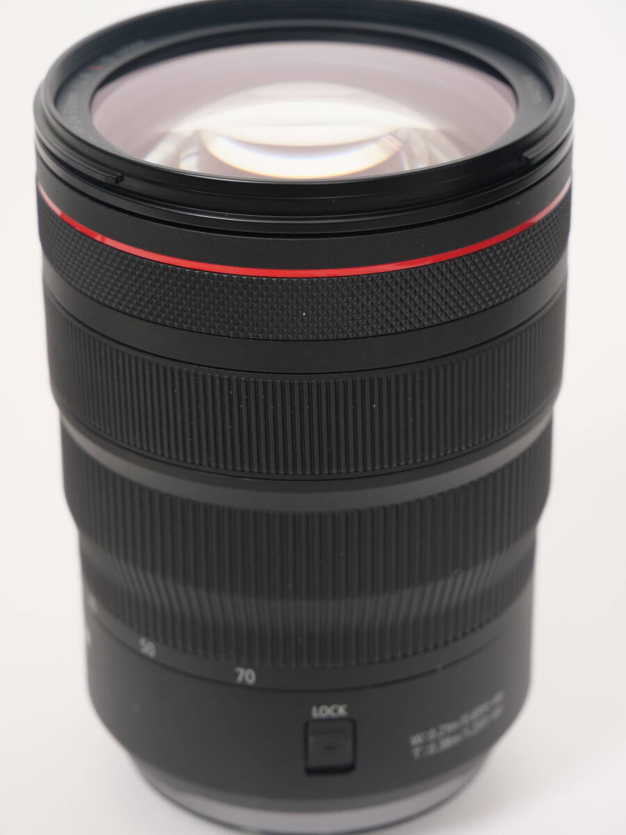 [新品同様] Canon RF24-70mm F2.8L IS USM RFマウントフルサイズセンサー対応 キヤノンミラーレス一眼用24-70f/2.8標準ズームレンズ中古_画像7