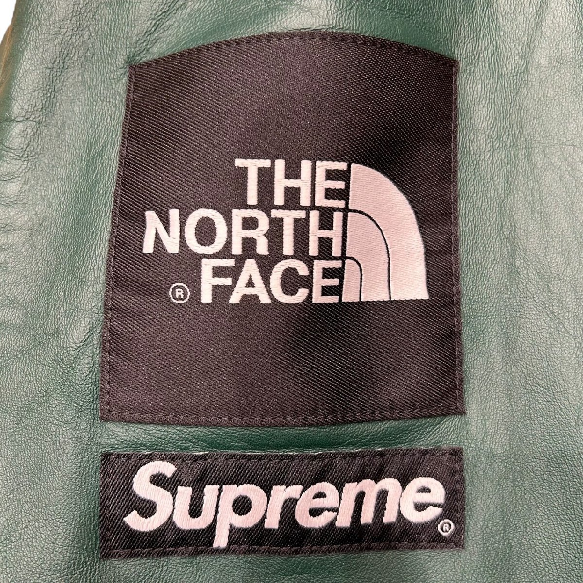 THE NORTH FACE ノースフェイス ×シュプリーム メンズ XL タグ付き 定価150.000 ナイトグリーン NP61807I_画像7