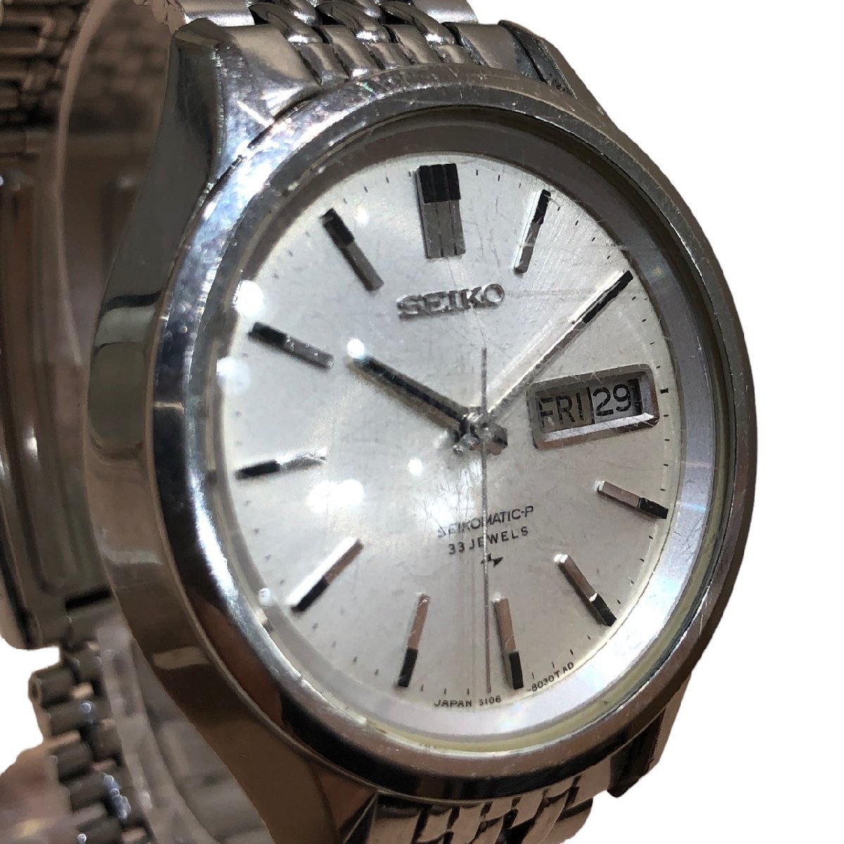 SEIKO セイコー セイコーマチックP デイデイト 自動巻き 5106-8020 メンズ 腕時計 稼働品_画像3
