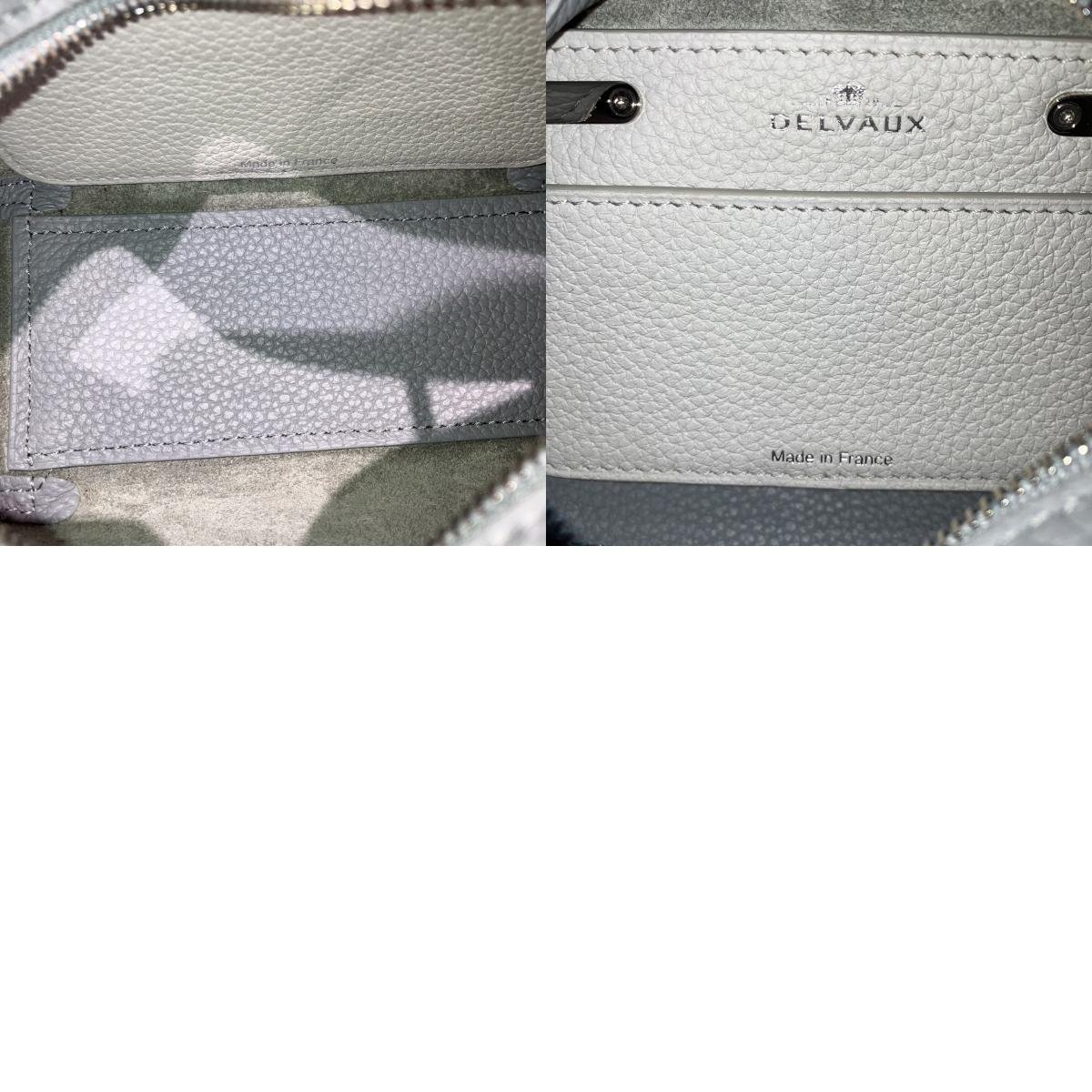 【極美品】Delvaux Cool Box Nano Grey デルヴォー クールボックス ナノ グレー ショルダーバッグの画像10