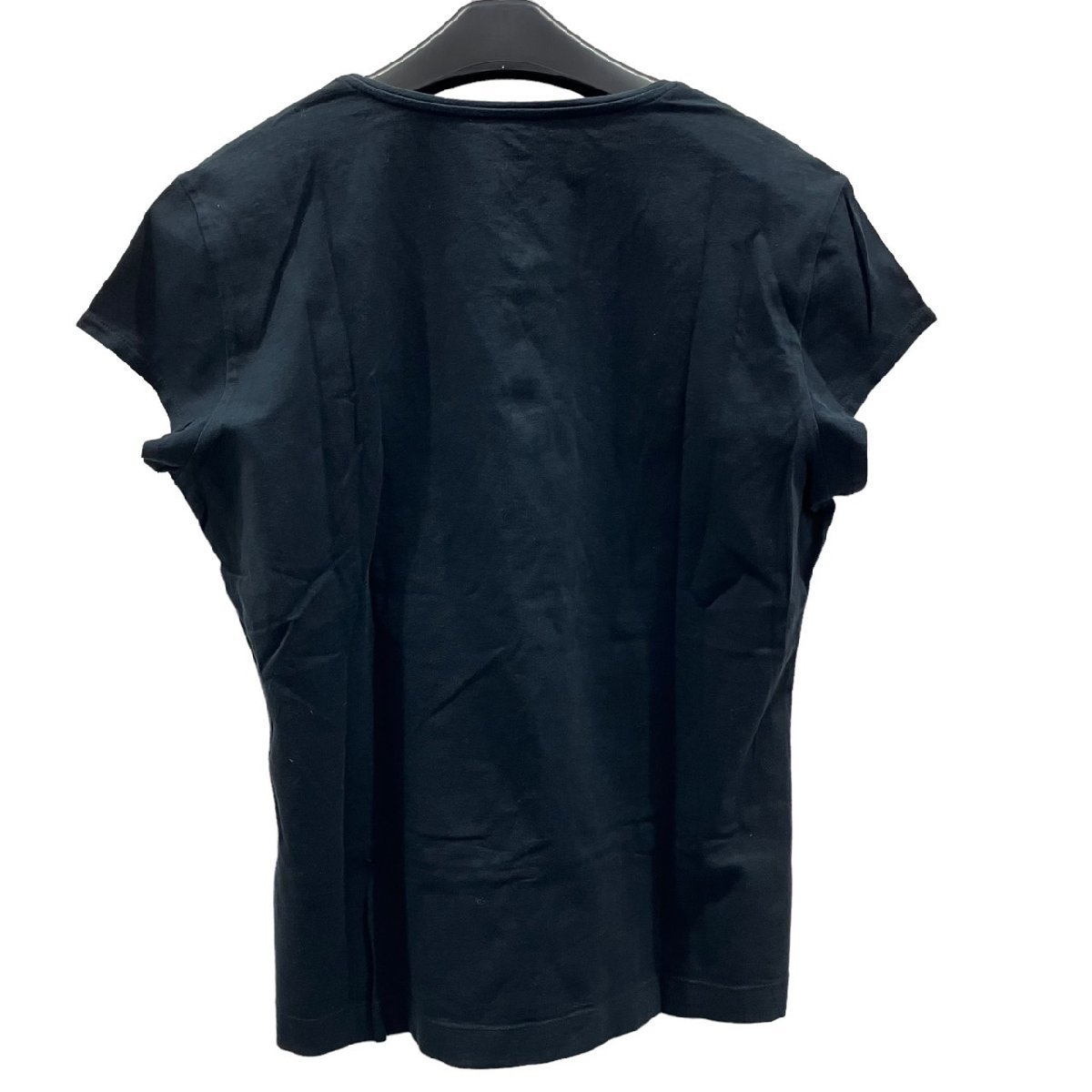 〇送料無料 ジバンシー ロゴ Tシャツ ブラック系 半袖Ｔシャツ Lサイズ 90％コットン 10％ポリウレタン レディース_画像2
