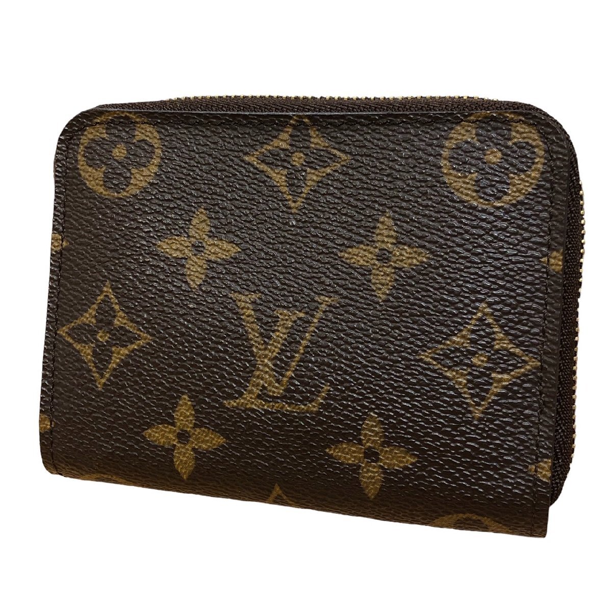 美品 LOUIS VUITTON ルイヴィトン モノグラム ジッピーコインパース コインケース カードケース M60067_画像1